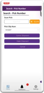 Pick-Number-Pallet-Management