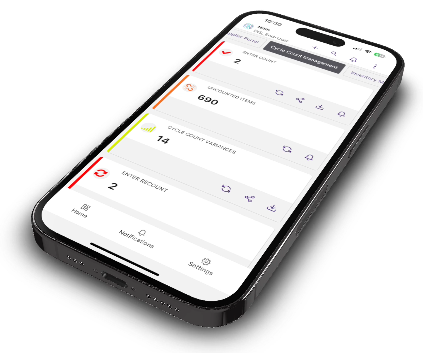 Cycle Count Management