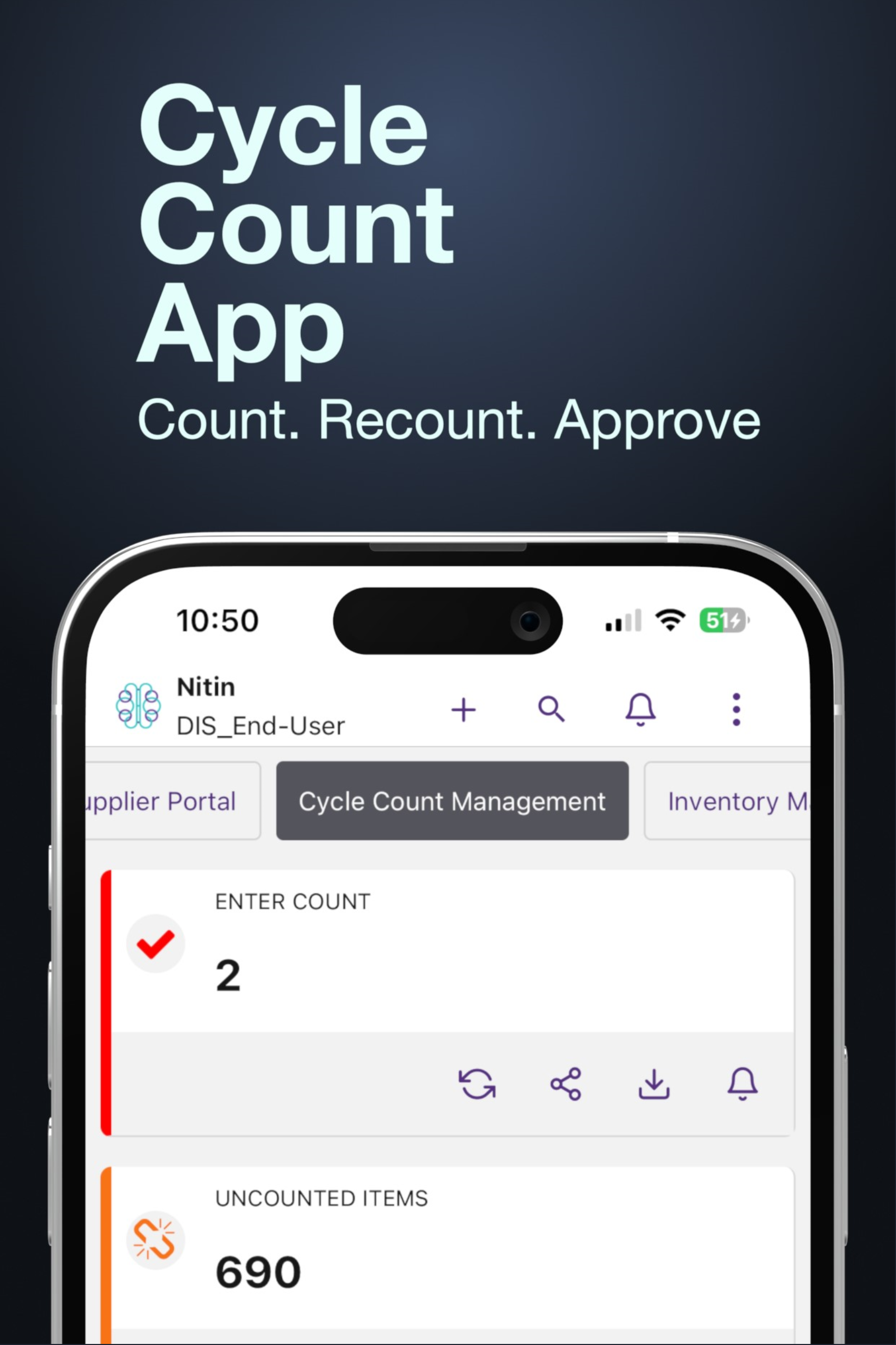 Cycle Count App
