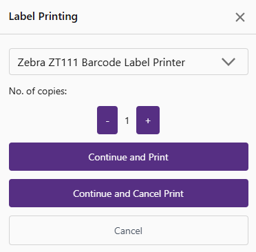 zebra Label Printer